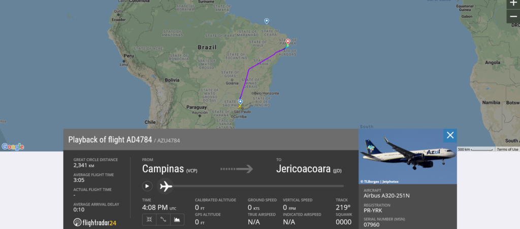 Azul Linhas Aereas flight AD4784 from Campinas to Jericoacoara diverted to Recife due to flaps issue